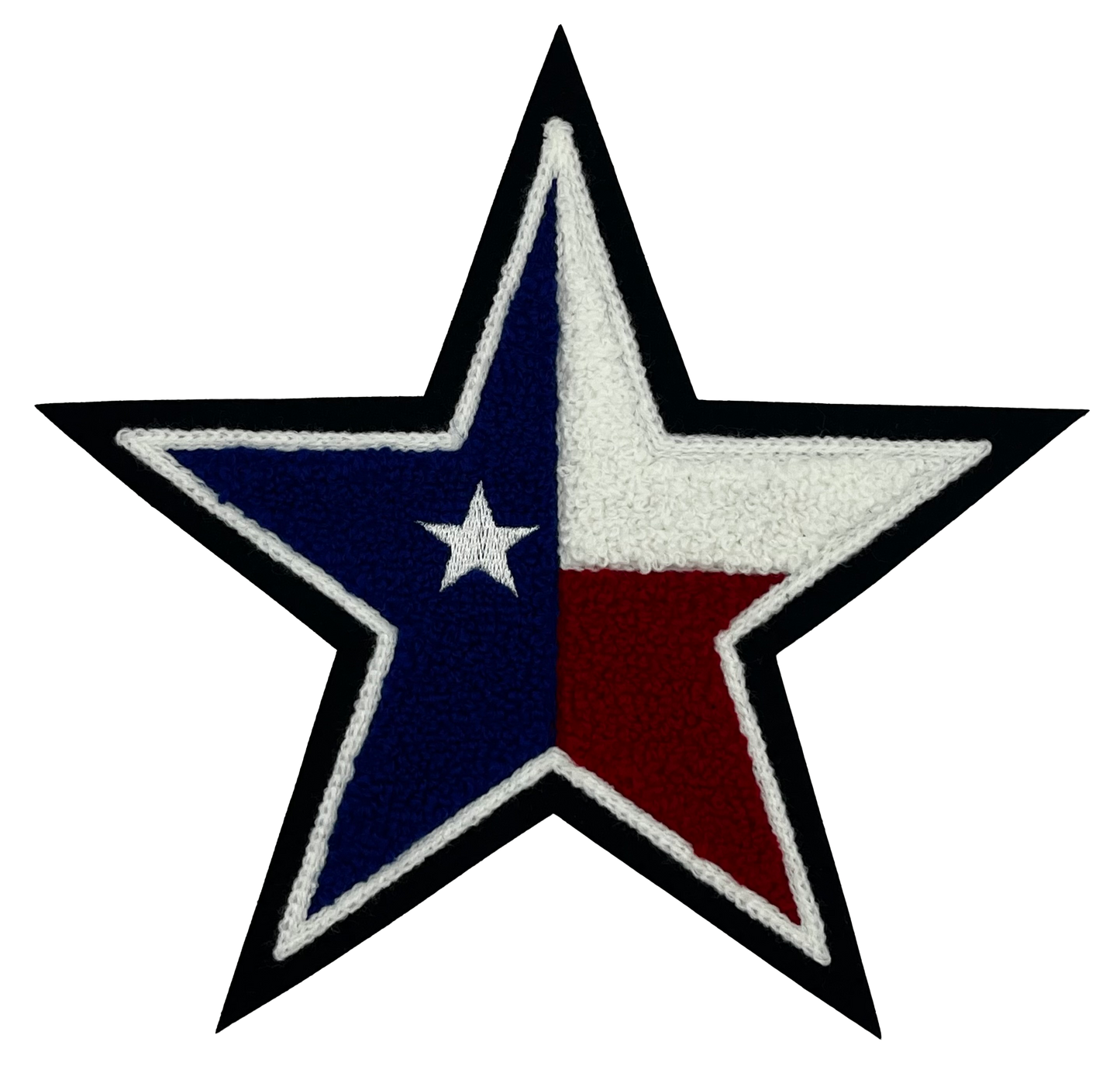 Texas Star in State Colors