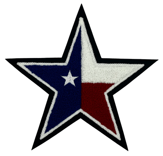 Texas Star in State Colors