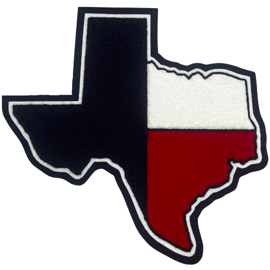 State of Texas in State Colours